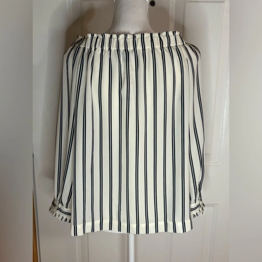 J. Crew off the shoulder blouse. NWT - Picture 4 of 11